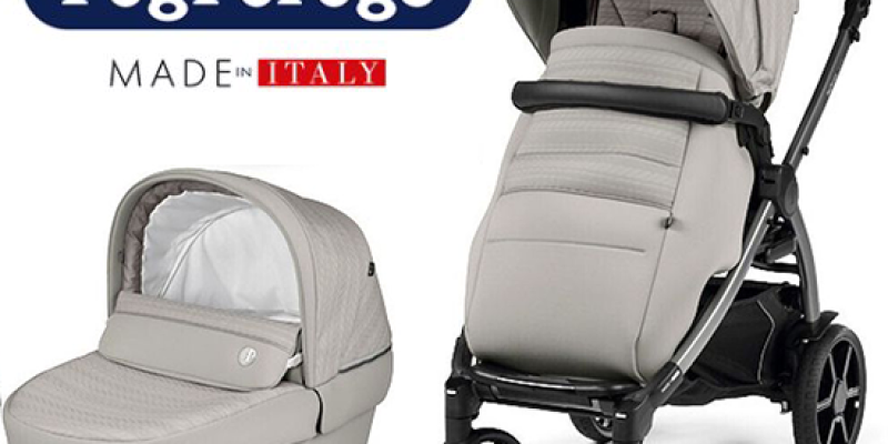 עגלת תינוק משולבת Peg Perego Book Lounge – צבע אבן ירח