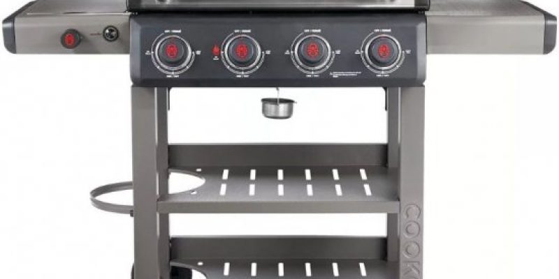 גריל גז קולמן 4 מבערים + כירת צד Coleman Cookout 4 45,000 BTU