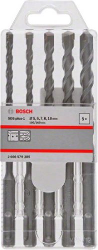 סט 5 מקדחים לפטישון Bosch SDS Plus-1