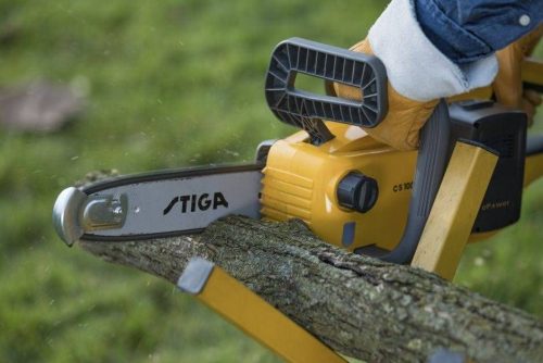 מסור שרשרת נטען 20V + סוללה 4.0Ah + מטען Stiga Battery Chainsaw Kit CS100 50420