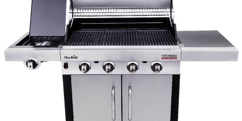 גריל גז 4 מבערים אינפרא + כירת צד Char Broil 