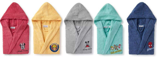 חלוק רחצה לילדים ממותג מהדמויות הכי אהובות!