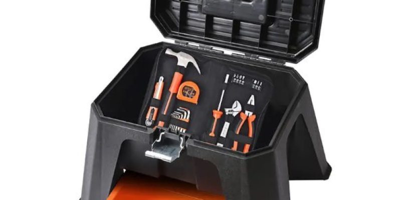 ארגז כלים שרפרף עם 24 אביזרים TACTIX