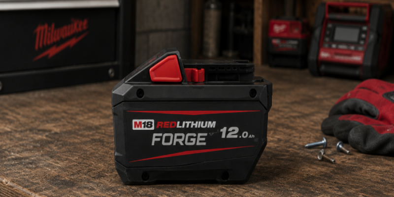 סוללת 12AH מילווקי MILWAUKEE 18V FORGE
