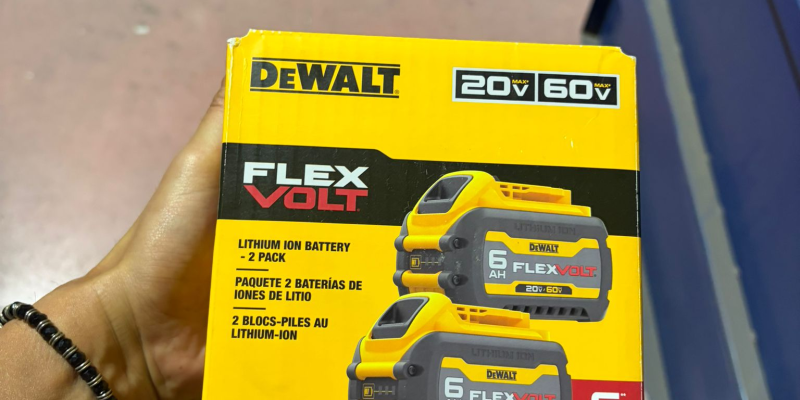 סוללות דיוולט DEWALT DCB606 FLEXVOLT 20V/60V MAX – זוג סוללות