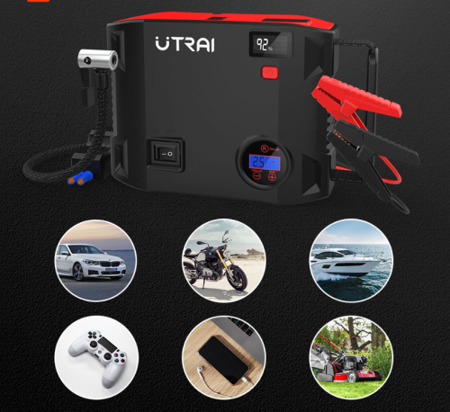 בוסטר התנעה משולב משאבה UTRAI 2000A