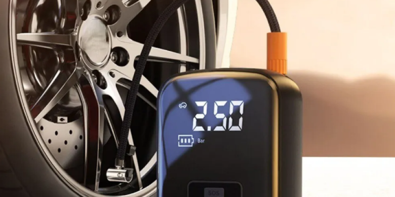 משאבה אלחוטית לצמיגים, כדורים, מזרנים וכו'