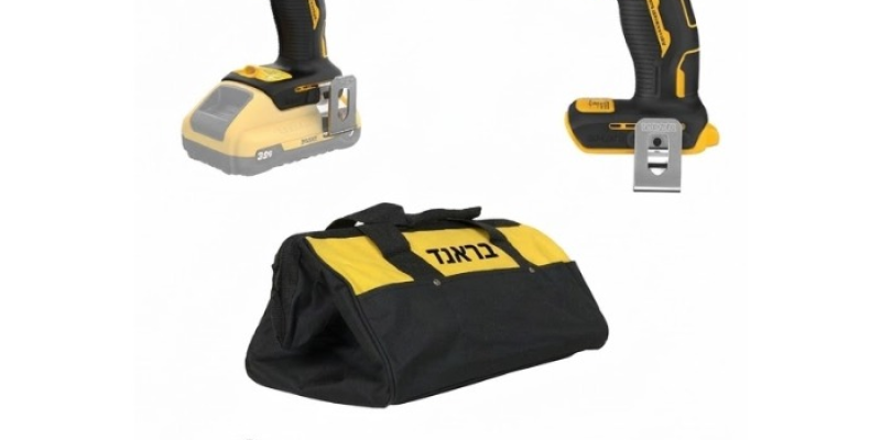 סט מברגת אימפקט + מברגה דופקת + סוללת 4Ah ומטען DEWALT