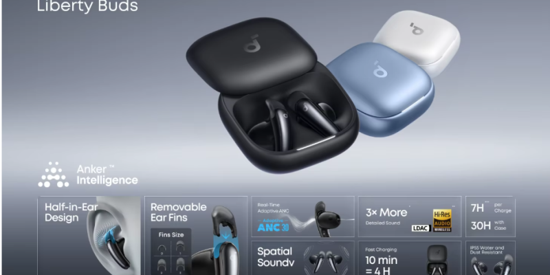 אוזניות Soundcore Liberty Buds by Anker – ההשקה!