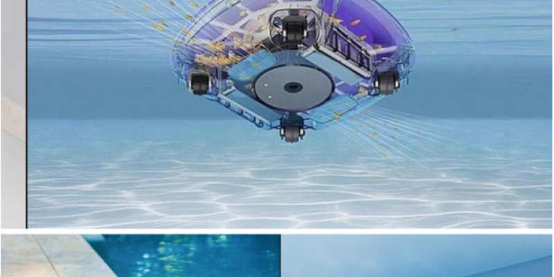 רובוט נטען אלחוטי לניקוי בריכות דגמי F1 / F2 מבית Maytronics 