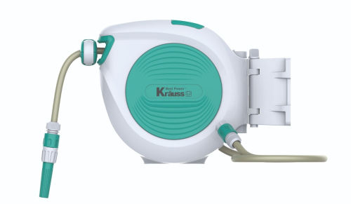 גלגלת השקיה אוטומטית "1/2 עם צינור 22 מטר Krauss