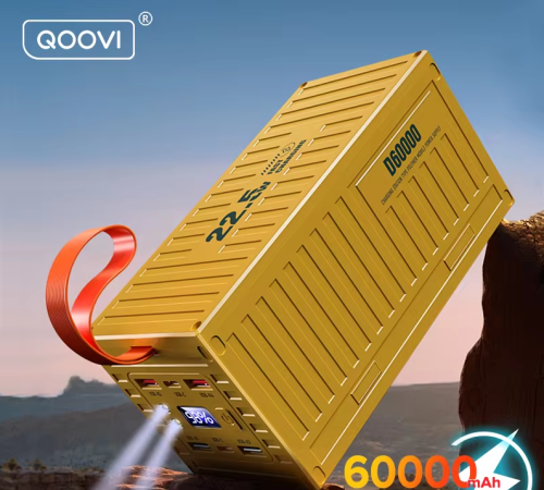 סוללת גיבוי פלוגתית QOOVI 60000mAh