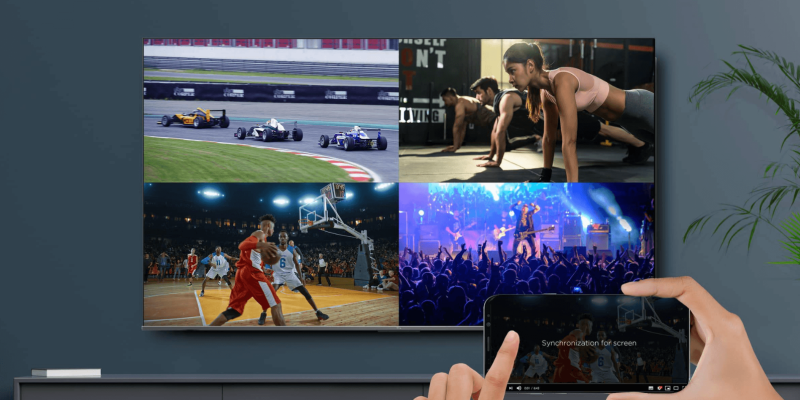 טלוויזיה חכמה TCL 85" 4K UHD QLED Mini LED Google TV 85C755 עם מערכת סאונד Onkyo