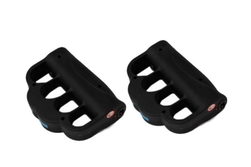 זוג שוקרים חשמליים בצורת אגרופן עם פנס BRAND