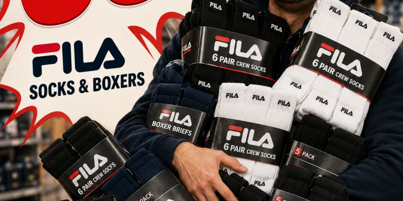 חיסול פריטי המותג FILA ב-60% הנחה!