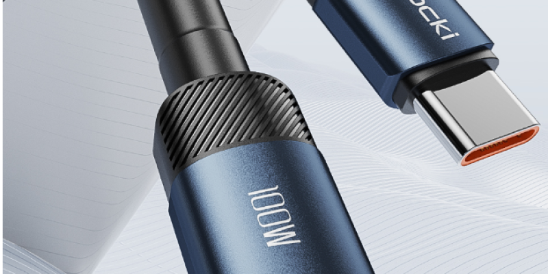 כבל טעינה Toocki 100W כניסת USB ל-TYPE C