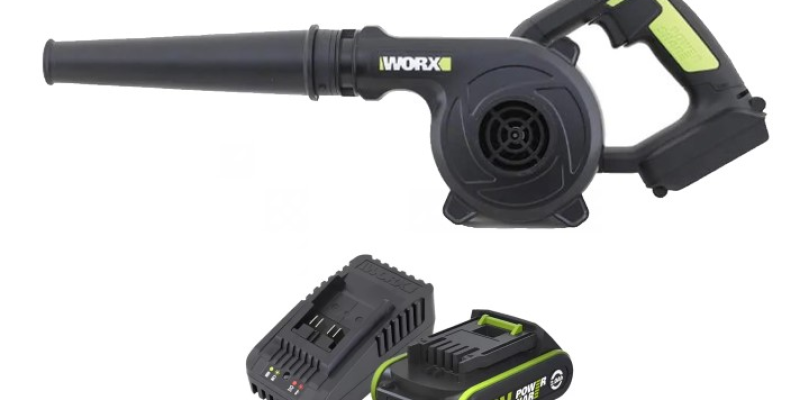 מפוח אוויר נטען WU230 20V + סוללה 2A ומטען WORX