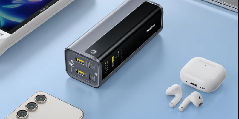 מטען נייד (פאוורבנק) Baseus GR12 145W בנפח 20800mAh