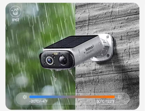 מצלמת אבטחה סולארית Baseus S1 Lite נטענת מאור השמש!