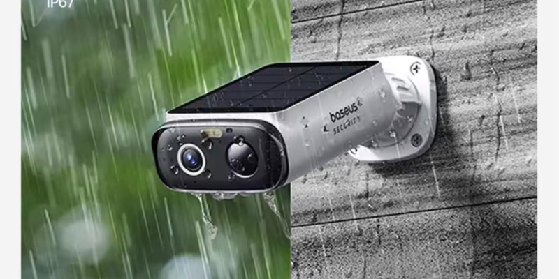 מצלמת אבטחה סולארית Baseus S1 Lite נטענת מאור השמש!