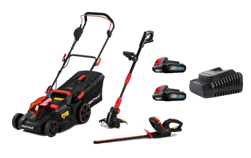 סט 3 כלים נטען + זוג סוללות 2.0AH 20V ומטען MATRIX