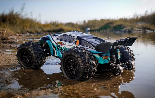 מכונית על שלט 50 קמ"ש – כולל 2 סוללות (לסמן דגם  16102-RD-2B)