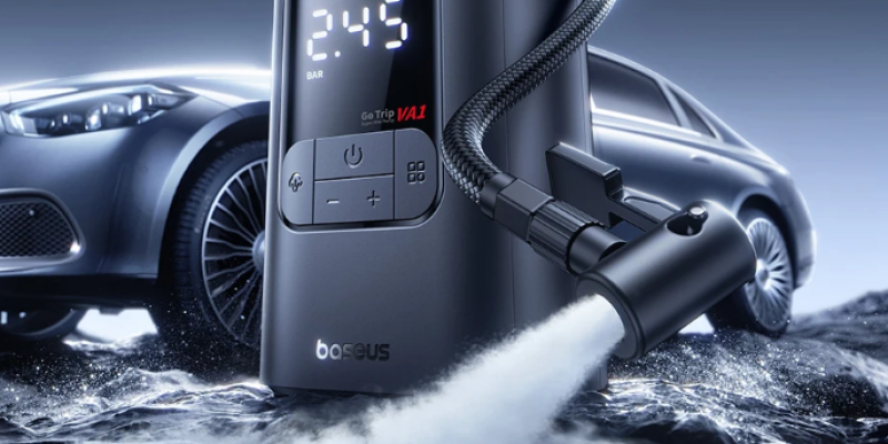 קומפרסור באסוס –  Baseus GoTrip VA1 Pro/Max (חוטי / אלחוטי)