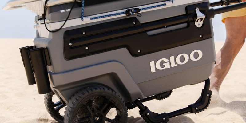 צידנית קשיחה עם גלגלים 66 ליטר Igloo Trailmate