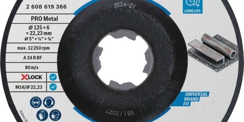 מארז 10 דיסקי חיתוך למתכת ופלדה למשחזת זווית קטנה 125 מ"מ / 5 אינץ' Bosch Pro