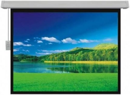 מסך חשמלי למקרן 119" 213X213 ס"מ SINOSCREEN