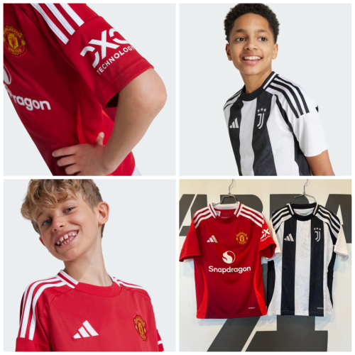 חולצת משחק ילדים יובנטוס / מנצסטר יונייטד אדידס 24/25