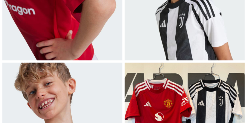 חולצת משחק ילדים יובנטוס / מנצסטר יונייטד אדידס 24/25