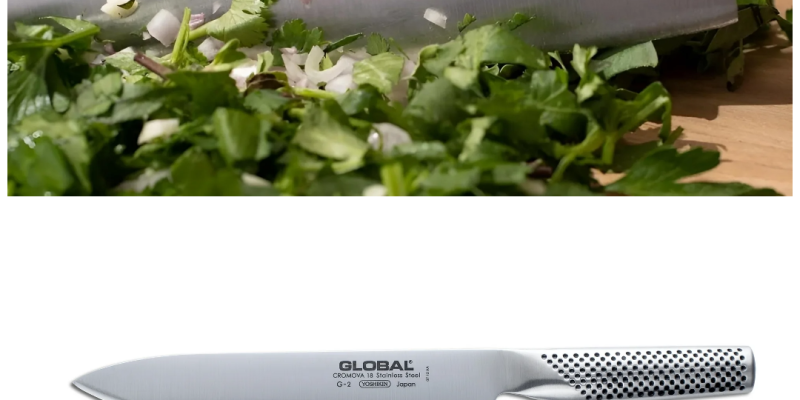 סכיון שף גלובל Global – 8 inch, 20cm Chef's Knife,Silver