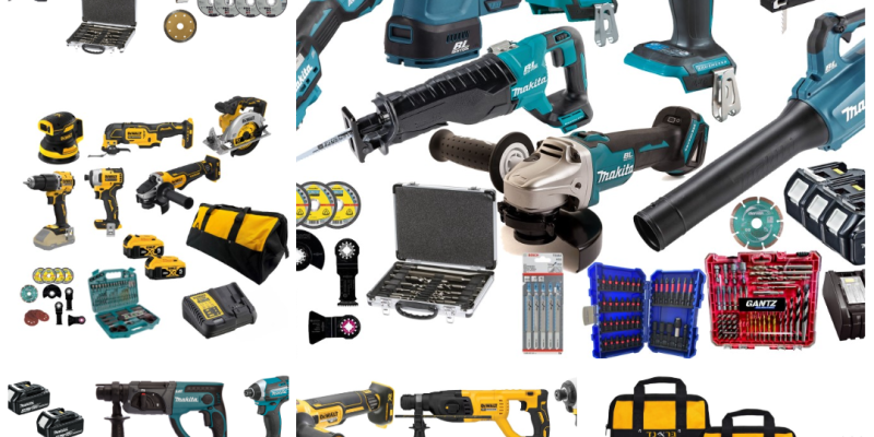 סט כלי עבודה מקיטה, דיוולט, בוש, מילווקי – כל הסטים באקסטרה הנחה!