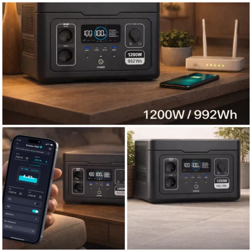 תחנת כוח ביתית ORLY 1200W – גיבוי חכם להפסקות חשמל