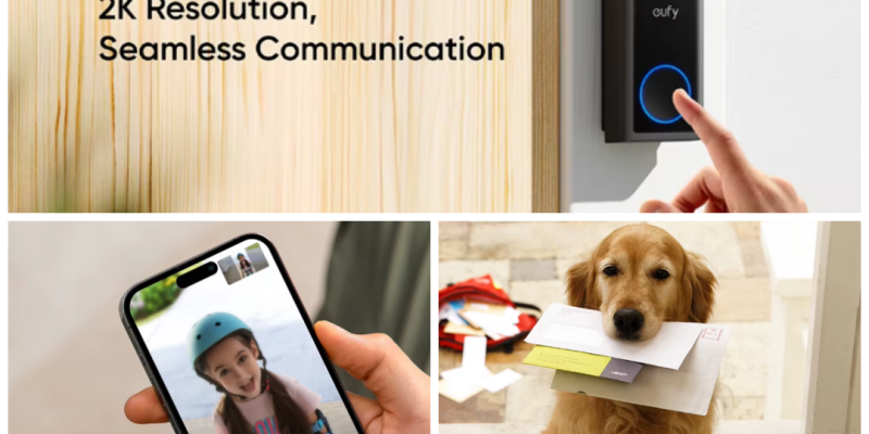 פעמון לדלת משולב מצלמה eufy Video Doorbell C30