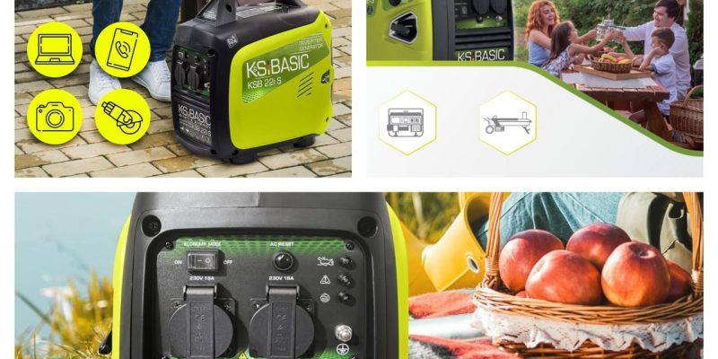 גנרטור אינוורטר מושתק מנוע בנזין K&S Basic KSB22iS 2000W