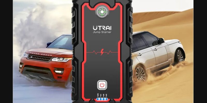 בוסטר התנעה UTRAI 2000A משולב פאוורבנק + פנס + מצפן